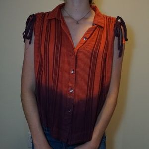 Free People Ombre Sleeveless Top